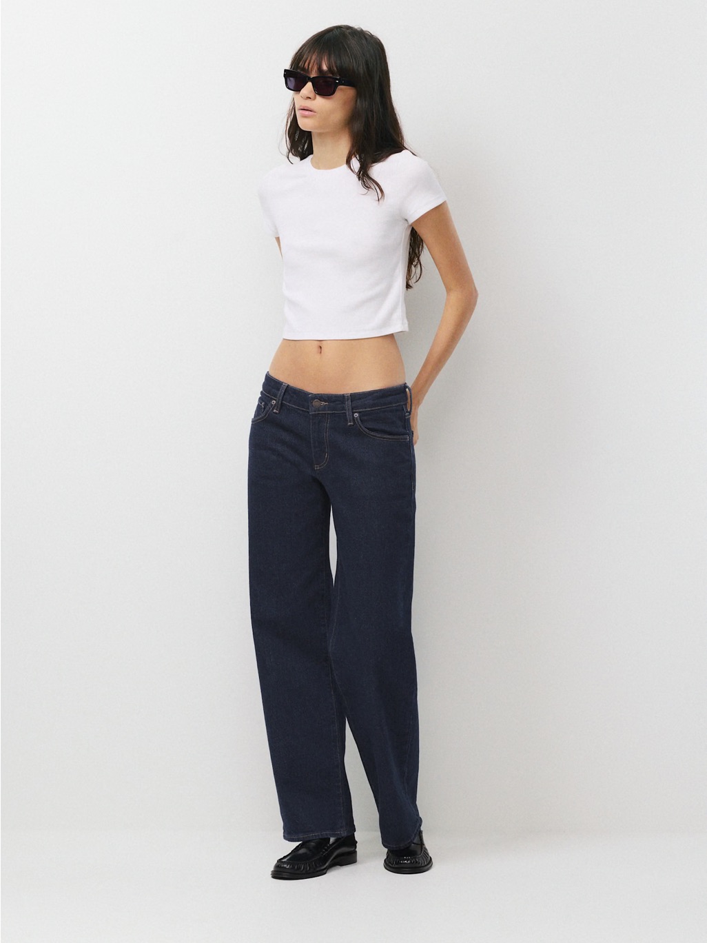 Aritzia Sunday Best White Crop Top